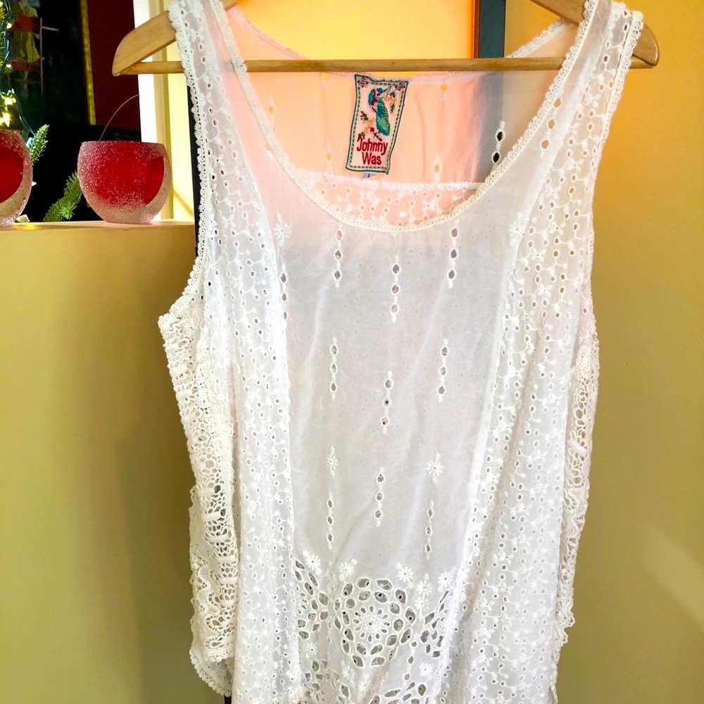 Johnny Was lace top